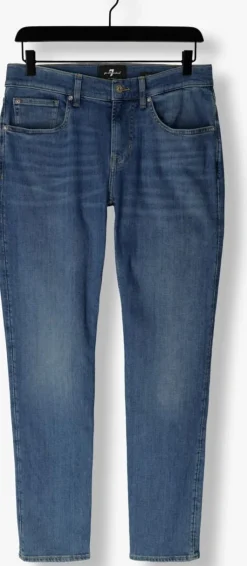 blauwe 7 for all mankind straight leg jeans slimmy tapered
