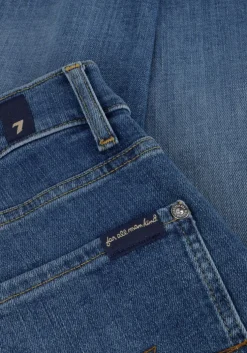 blauwe 7 for all mankind straight leg jeans slimmy tapered