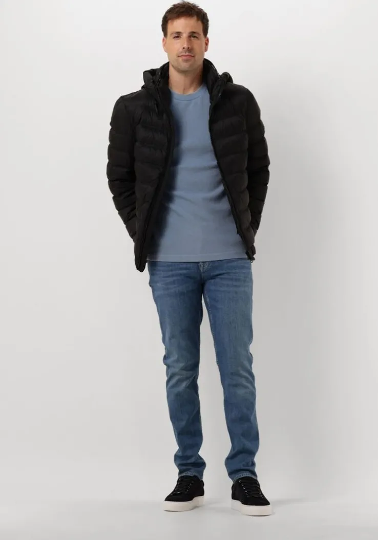 blauwe 7 for all mankind straight leg jeans slimmy tapered