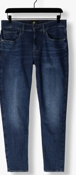 blauwe 7 for all mankind straight leg jeans slimmy tapered