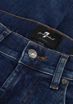 blauwe 7 for all mankind straight leg jeans slimmy tapered