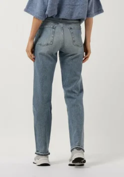 blauwe 7 for all mankind straight leg jeans tall logan strovepipe higher with unrolled hem