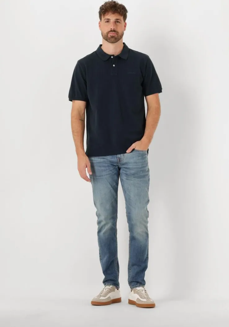 blauwe 7 for all mankind straight leg jeans slimmy tapered