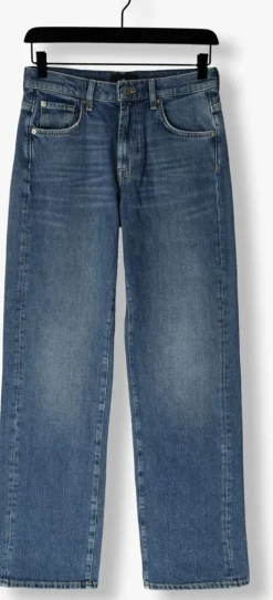 blauwe 7 for all mankind straight leg jeans tess trouser explorer
