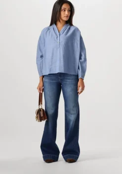 blauwe 7 for all mankind wide jeans modern dojo legacy