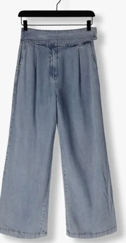 blauwe aaiko pantalon rocia ten 522