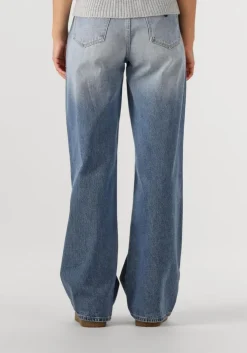 blauwe abrand jeans baggy jeans 95 mid baggy jenna