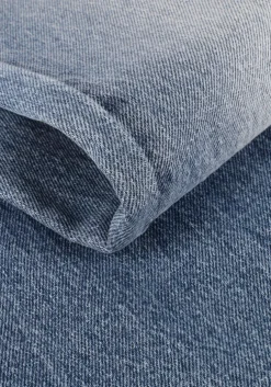 blauwe abrand jeans wide jeans 94 high wide jenna