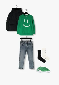 blauwe airforce gewatteerde jas frb0634