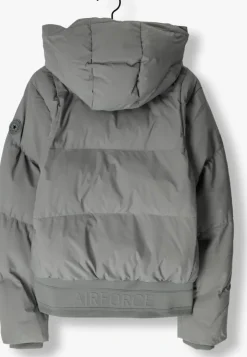 blauwe airforce gewatteerde jas frg1089