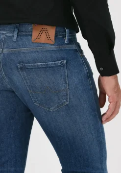 blauwe alberto slim fit jeans slim - organic denim