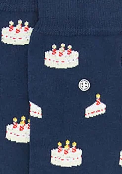 blauwe alfredo gonzales sokken cake