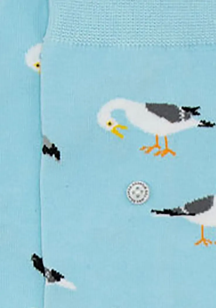 blauwe alfredo gonzales sokken seagull