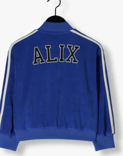 blauwe alix mini vest terry cardigan