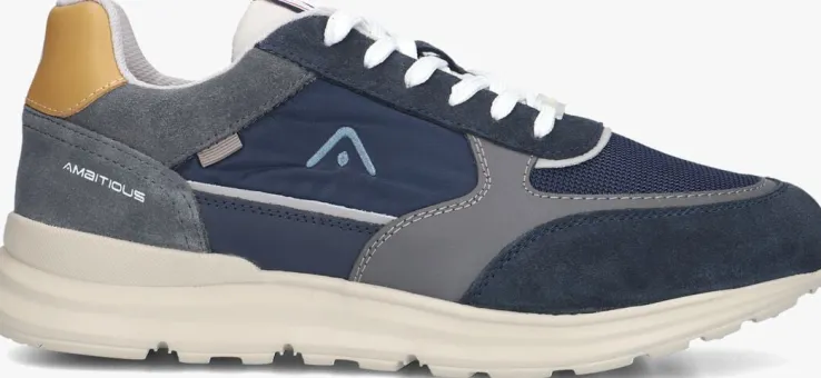 blauwe ambitious lage sneakers arrow