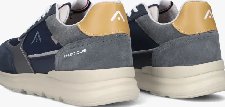 blauwe ambitious lage sneakers arrow