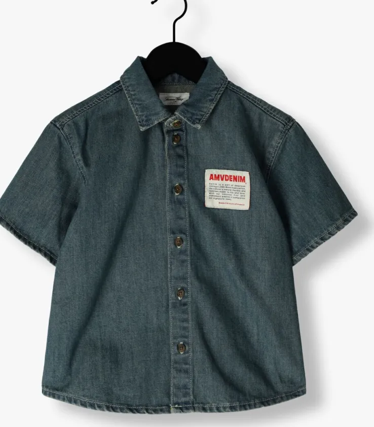 blauwe american vintage overhemd ozyr