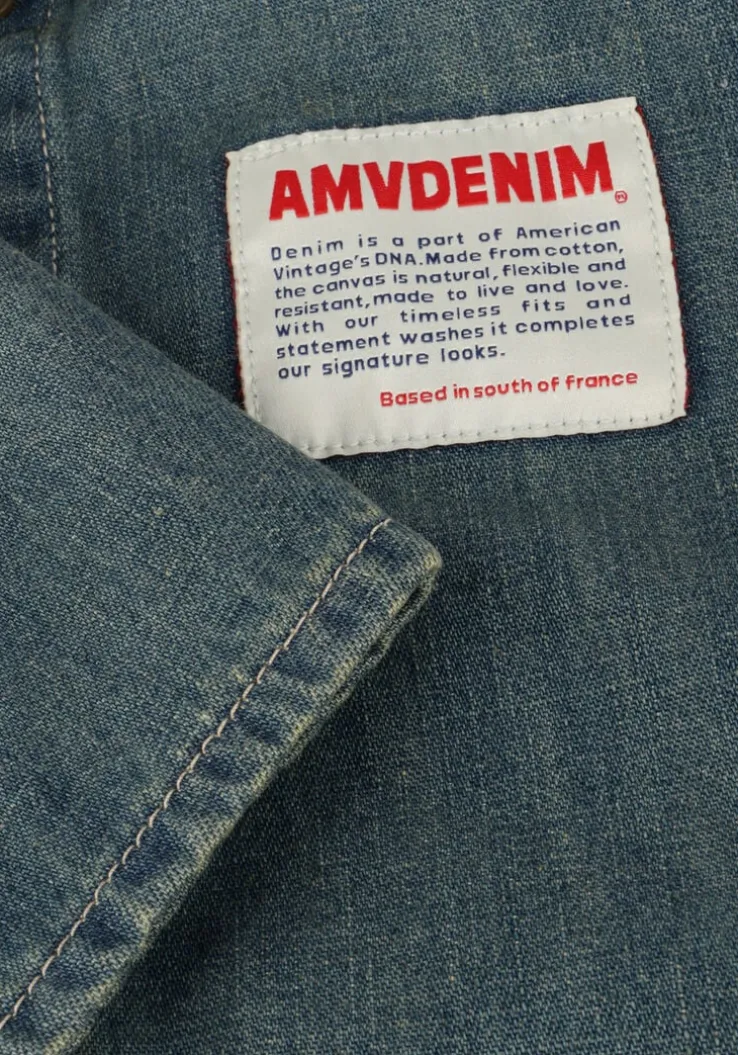 blauwe american vintage overhemd ozyr