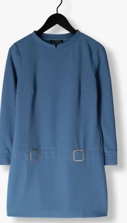blauwe ana alcazar mini jurk dress clasp