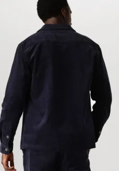 blauwe anerkjendt overhemden akoscar cord overshirt