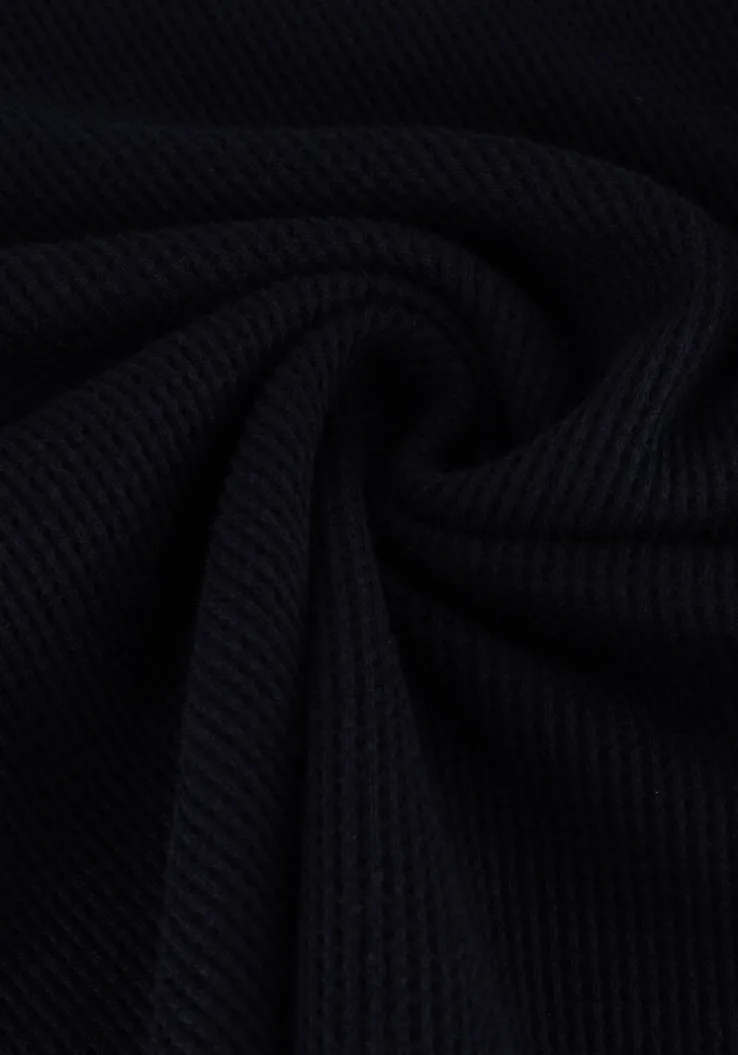 blauwe anerkjendt polo / t-shirt akkikki l/s waffle tee