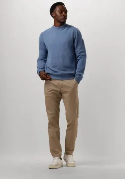 blauwe anerkjendt trui akrico lambswool knit