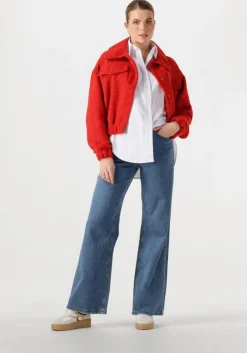 blauwe another label wide jeans moore denim