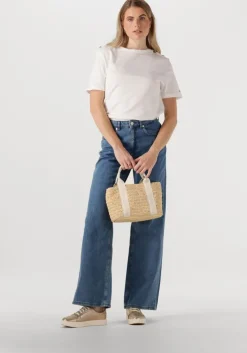 blauwe another label wide jeans moore denim