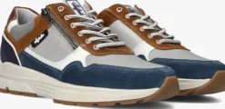 blauwe australian lage sneakers connery