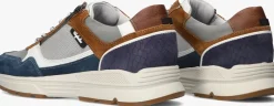 blauwe australian lage sneakers connery