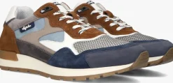 blauwe australian lage sneakers tiago