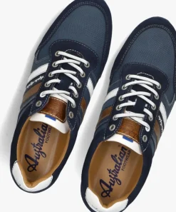 blauwe australian lage sneakers camaro