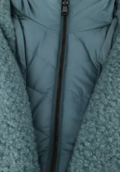 blauwe beaumont gewatteerde jas tara