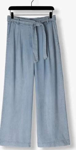 blauwe beaumont wijde broek kimberley pants