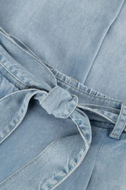 blauwe beaumont wijde broek kimberley pants