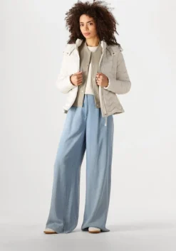 blauwe beaumont wijde broek kimberley pants