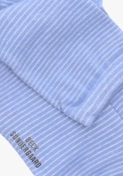 blauwe becksondergaard sokken dover stripe sock