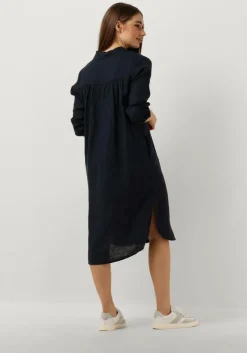 blauwe bellamy midi jurk domi 1