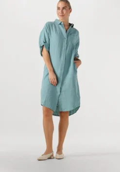 blauwe bellamy midi jurk fay