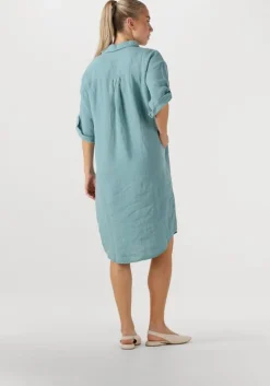 blauwe bellamy midi jurk fay