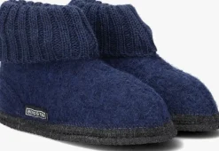 blauwe bergstein pantoffels cozy