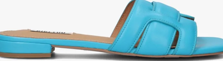 blauwe bibi lou slippers 760z10vk