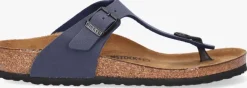 blauwe birkenstock teenslippers gizeh kids