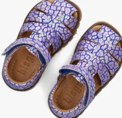 blauwe bisgaard platte sandalen 71242