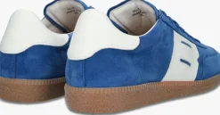 blauwe blackstone lage sneakers lime wren