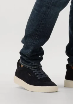 blauwe blackstone lage sneakers cg181