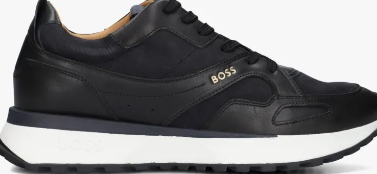 blauwe boss lage sneakers jonah runn