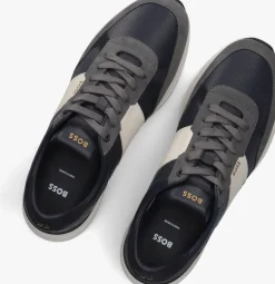 blauwe boss lage sneakers jace runn