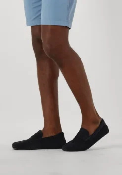 blauwe boss mocassins noel