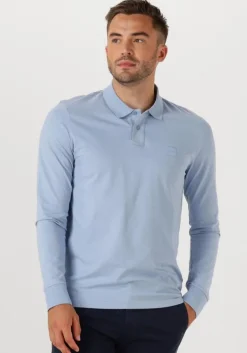 blauwe boss orange polo passerby